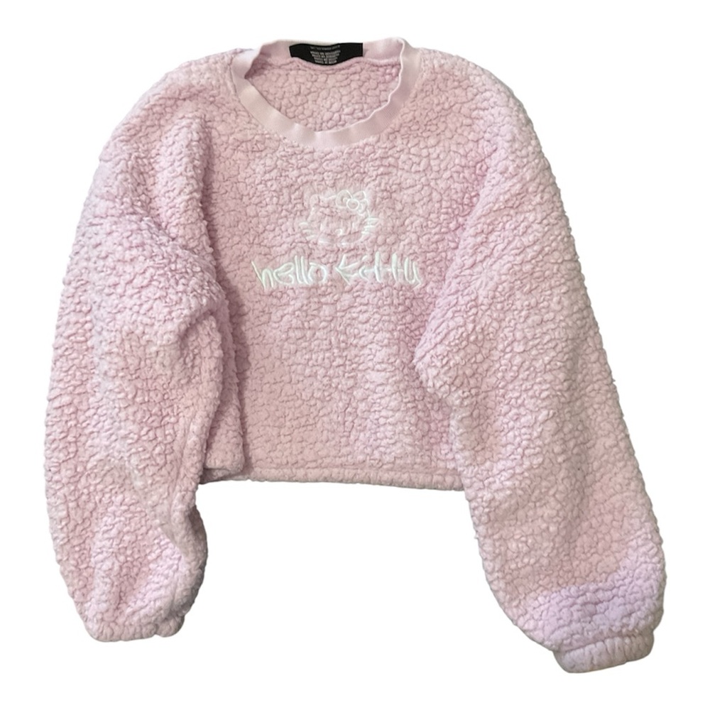 Hello Kitty Pink Fleece Sweater